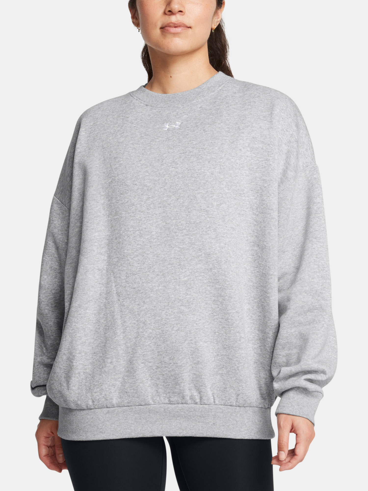 Снимка на Women's sweatshirt Under Armour Rival Fleece OS Crew-GRY - Women's