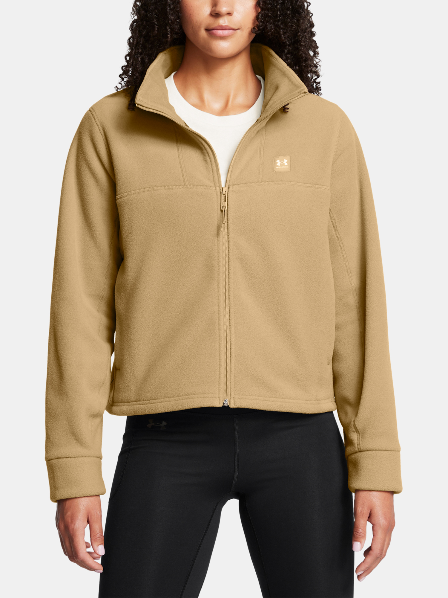 Снимка на Women's sweatshirt Under Armour UA W Expanse Fleece FZ-BRN - Women's