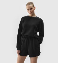 Снимка на Women's sweatshirt without fastening with the addition of modal 4F - black