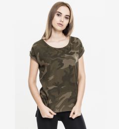 Снимка на Women's T-shirt Camo Back Shaped Olive camo