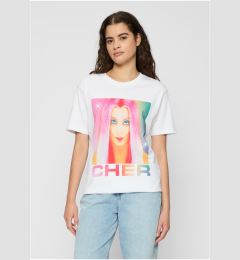 Снимка на Women's T-shirt Cher Prisma white