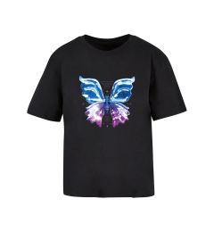 Снимка на Women's T-Shirt Chromed Butterfly Tee - Black