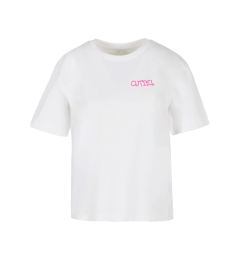 Снимка на Women's T-shirt Cutie Balaclava - white