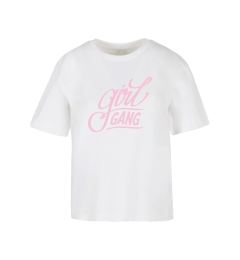 Снимка на Women's T-shirt Girl Gang Wording white