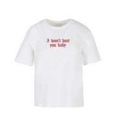 Снимка на Women's T-shirt I Won't Hurt You Baby - white
