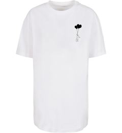 Снимка на Women's T-shirt Love In The Air Oversized Boyfriend white