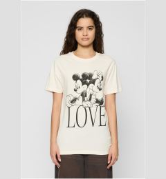 Снимка на Women's T-shirt Minnie Loves Mickey light pink