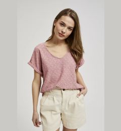 Снимка на Women's T-shirt MOODO - powder pink
