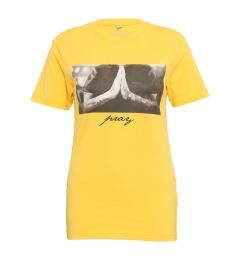 Снимка на Women's T-shirt Pray yellow