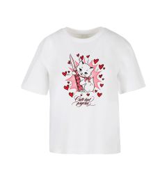 Снимка на Women's T-shirt Psycho Kitty white