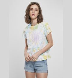 Снимка на Women's T-shirt Tie Dye Boyfriend Tee pastel