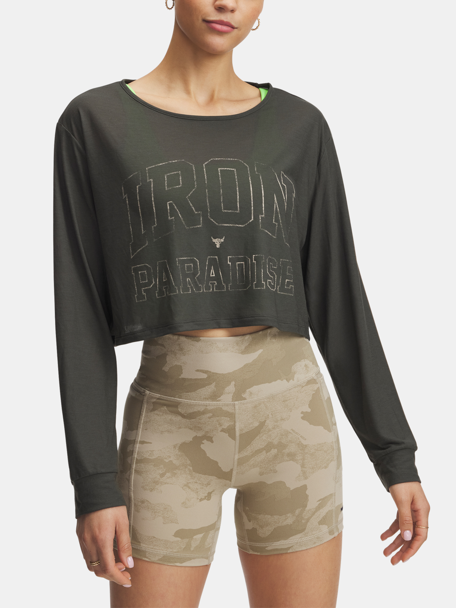 Снимка на Women's T-shirt Under Armour Pjt Rck IP LS - Women's