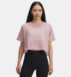 Снимка на Women's T-shirt Under Armour Rival OS Campus Tee-PNK - Women