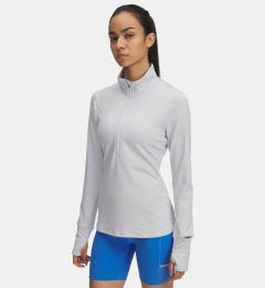 Снимка на Women's T-shirt Under Armour UA Launch Pro Half Zip-GRY - Women's