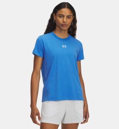 Снимка на Women's T-shirt Under Armour UA Rival Core SS-BLU - Women's