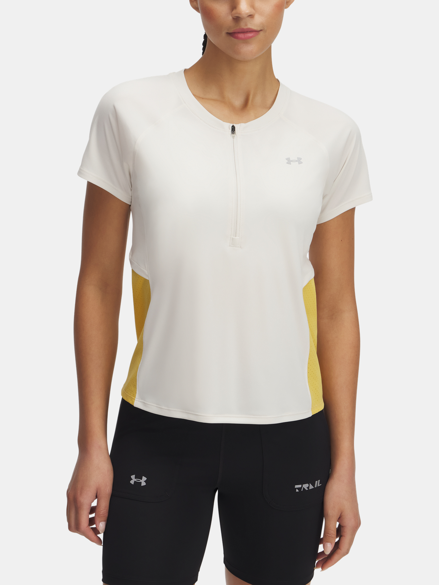 Снимка на Women's T-shirt Under Armour UA Trail Run Zip SS - Women's