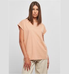 Снимка на Women's T-shirt with extended shoulder amber color