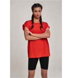 Снимка на Women's T-shirt with extended shoulder blood orange