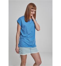 Снимка на Women's T-shirt with extended shoulder horizontal blue