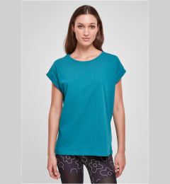 Снимка на Women's T-shirt with extended shoulder in watercolor color