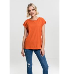 Снимка на Women's T-shirt with extended shoulder rusty orange