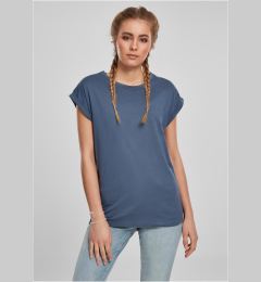 Снимка на Women's t-shirt with extended shoulder vintageblue