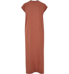 Снимка на Women's terracotta dress with long shoulders