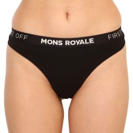 Снимка на Women's thong Mons Royale merino black