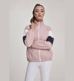 Снимка на Women's Tri-Color Crinkle Track Jacket darkrose/nvy/wht