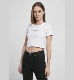 Снимка на Women's Tribal Tribal Cropped Tee White
