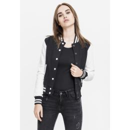Снимка на Women's two-tone College sweatshirt blk/wht