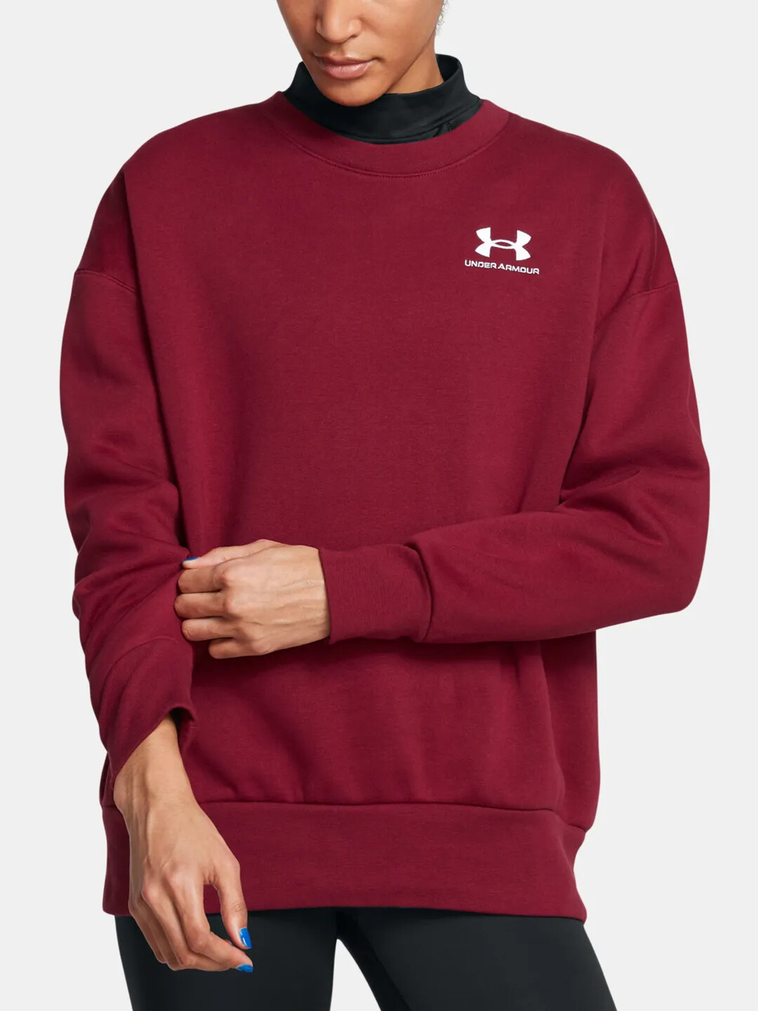 Снимка на Women's Under Armour Icon Fleece OS Crew Sweatshirt