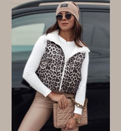Снимка на Women's vest LEOVELLA transitional short quilted double-sided white Dstreet