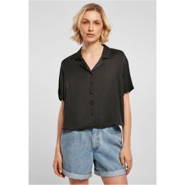 Снимка на Women's Viscose Satin Leisure Shirt Black