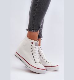 Снимка на Women's Wedge Sneakers Cross Jeans White