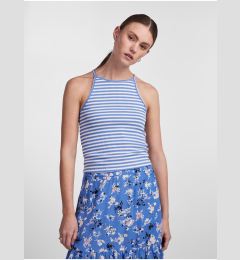 Снимка на Women's White and Blue Striped Tank Top Pieces Costina - Women's