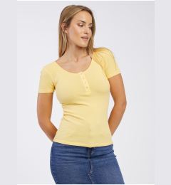 Снимка на Women's Yellow T-Shirt Pieces Kitte - Women