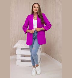 Снимка на Włoski Elegant jacket with lapels violet