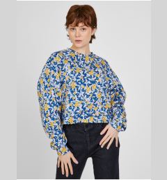 Снимка на Yellow-blue women's patterned sweatshirt VANS - Ladies