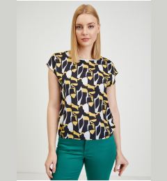 Снимка на Yellow-blue women's patterned T-shirt ORSAY - Women