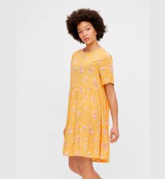 Снимка на Yellow Floral Loose Dress Pieces Trina - Women