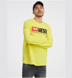 Снимка на Yellow Men's Long Sleeve T-Shirt Diesel - Men