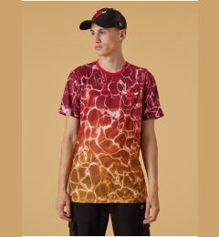 Снимка на Yellow-red men's patterned T-shirt New Era Chibul - Men