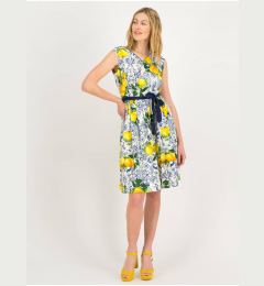 Снимка на Yellow-white patterned dress Blutsgeschwister - Women