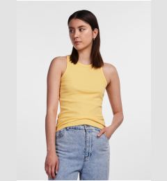 Снимка на Yellow Women's Ribbed Basic Tank Top Pieces Hand - Women's
