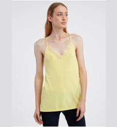 Снимка на Yellow women's tank top with lace CAMAIEU - Women's