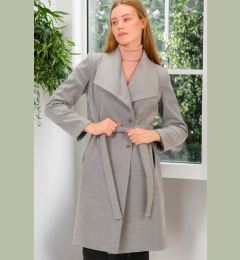 Снимка на Z6639 DEWBERRY LADIES' COAT-PLAIN GREY