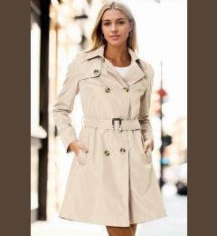 Снимка на Z6642 DEWBERRY WOMEN'S TRENCH COAT-BEIGE-2