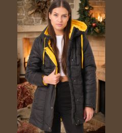 Снимка на Z6660 DEWBERRY LADIES' COAT-PLAIN BLACK
