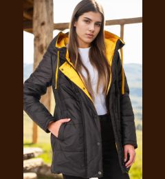 Снимка на Z6660 DEWBERRY WOMEN'S COAT-BLACK-2